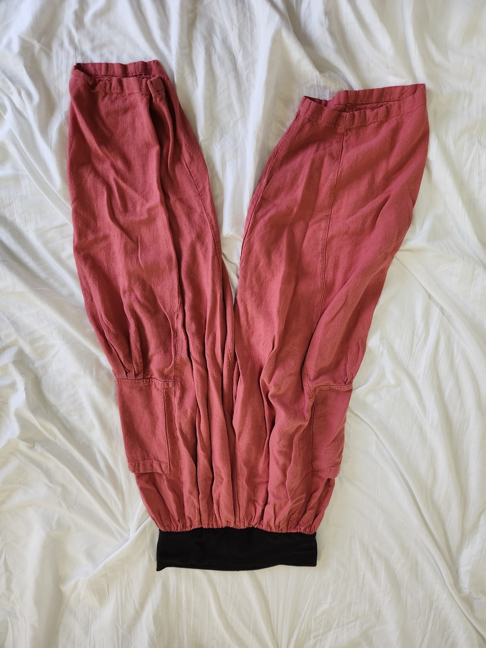 Women's Wide-Leg Elastic-Waist Pant in Dusty Rose